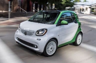 Smart Fortwo exterieur blanc vert