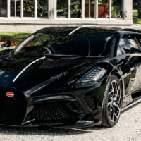 Bugatti La Voiture Noire noire voiture de luxe exceptionnelle