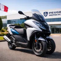 Scooter Peugeot Motocycles illustrant le retour potentiel de la marque sous pavillon français