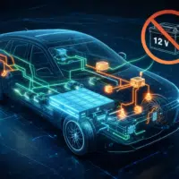 schema voiture electrique systeme electrique batterie 12v