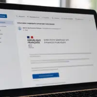 Écran d'un ordinateur affichant un mail de phishing usurpant l'aide carburant